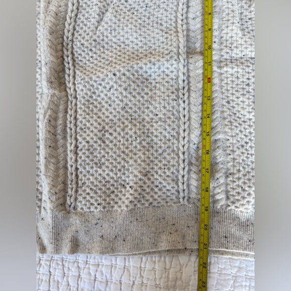 Garnet Hill Cable Knit Sweater in Cashmerr - Picture 2 of 8